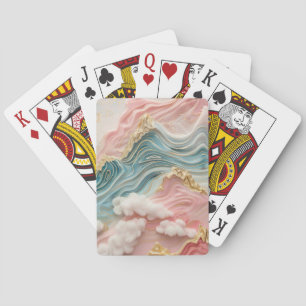 Dreamy Gilded Landschaft Spielkarten