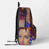 Dreamy Girl mit Rainbow Lights Bedruckter Rucksack (Links)