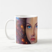 Dreamy Girl mit Rainbow Lights Kaffeetasse (Links)