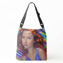 Dreamy Girl mit Rainbow Lights