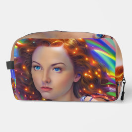 Dreamy Girl mit Rainbow Lights Waschbeutel