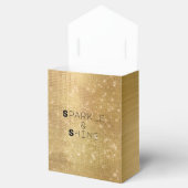 Dreamy Glitzy Glam Gold Sparkle Geschenkschachtel (Geöffnet)