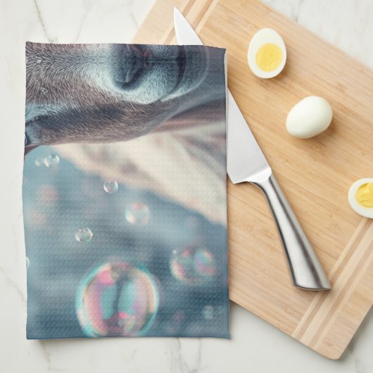 Dreamy Goat Art Geschirrtuch (Viertel Falte)