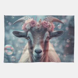 Dreamy Goat Art Geschirrtuch