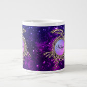 Dreamy Gold Shimmery Sea Turtle Jumbo-Tasse (Vorderseite)