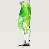 Dreamy Green Vine Blätter Leggings (Links)