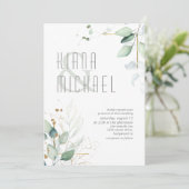 Dreamy Green Wedding Green/Blue ID817 (Stehend Vorderseite)