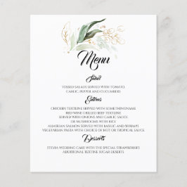 Dreamy Greenery und Eukalyptus Blätter Wedding Men Flyer