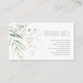 Dreamy Greenery Wishing Well V2 Green/Blue ID817 Begleitkarte