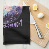 Dreamy Halloween Night Geschirrtuch (Viertel Falte)