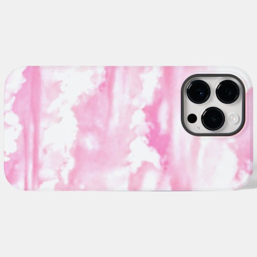Dreamy Happy Pink Clouds Case-Mate iPhone Hülle (Rückseite (Horizontal))