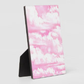 Dreamy Happy Pink Clouds Fotoplatte (Seite)