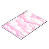 Dreamy Happy Pink Clouds Notizblock (Linke Seite)