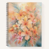 Dreamy Hawaiian Hibiskus Notebook Notizblock (Vorderseite)