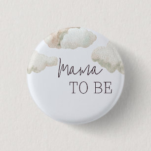 Dreamy Heaven Sent Blue Boy Baby Dusche Button