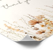 Dreamy Herbst Wildblume Karten und Geschenke Zeich Poster (Ecke)