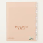 Dreamy Hibiscus Planner Planer (Rückseite)
