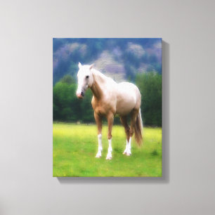 Dreamy Horse - Cream Palomino Leinwanddruck
