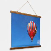 Dreamy Hot Air Ballon Wandteppich Mit Holzrahmen (Gewinkelt)
