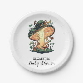 Dreamy Hübsch Mushroom Baby Dusche Pappteller