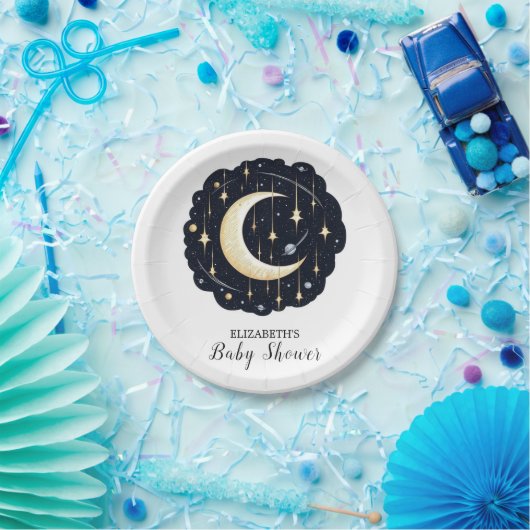 Dreamy Hübsch Stars Kinderdusche Pappteller (Party)