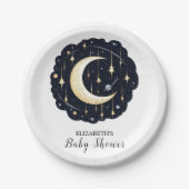 Dreamy Hübsch Stars Kinderdusche Pappteller (Vorderseite)