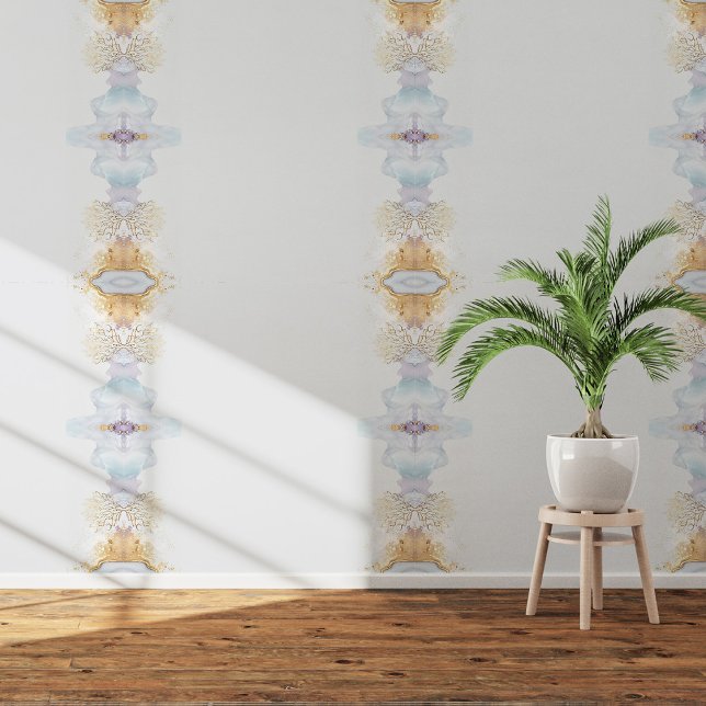 Dreamy Hues: Minimalistische Pastellschale und -ha Tapete (Dreamy Hues: Minimalist Pastel Peel and Stick Wallpaper)