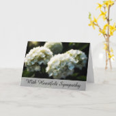 *~* Dreamy Hydrangia TV2 Beileid Liebe Light Karte (Gelbe Blume)