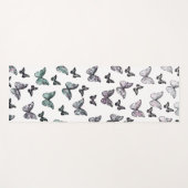 Dreamy Iridescent Butterfly Pattern #1 #wall #art Yogamatte (Vorderseite (Horizontal))