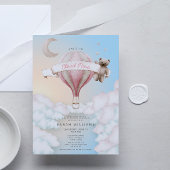 Dreamy ist auf Cloud Nine Pastel Baby Dusche Einladung