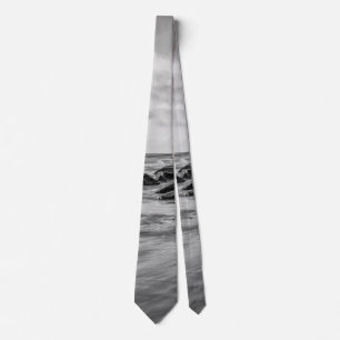 Dreamy Jettie Grayscale Neck Tie Krawatte