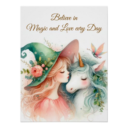 Dreamy Kinderzimmer Kunst, Dichtung und Musik Poster (Vorderseite)