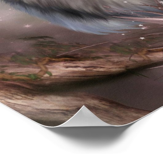 Dreamy Kitty Cat Poster (Ecke)