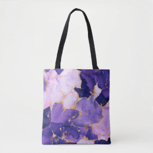 Dreamy Lavender Alkohol Tinten und Gold Tasche