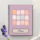 Dreamy Lavender Color Block Notebook Notizblock