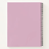 Dreamy Lavender Color Block Notebook Notizblock (Rückseite)