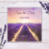 Dreamy Lavender Feld Speichern Sie das Datumsfenst Magnet