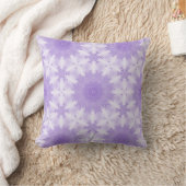 Dreamy Lavender Snowflake Kissen (Decke)