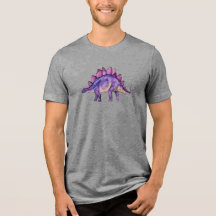 Dreamy Lavender Stegosaurus: Unisex T - Shirt