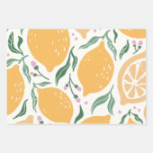 Dreamy Lemons Geschenkpapier Set (Vorderseite 2)