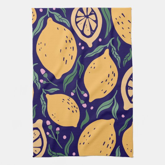 Dreamy Lemons Geschirrtuch (Vertikal)