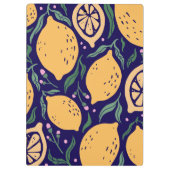 Dreamy Lemons Klemmbrett (Rückseite)