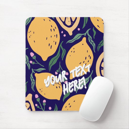 Dreamy Lemons Mousepad (Mit Mouse)