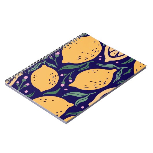 Dreamy Lemons Notizblock (Linke Seite)