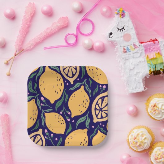 Dreamy Lemons Pappteller (Party)