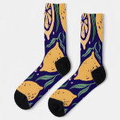 Dreamy Lemons Socken (Linkes Detail)