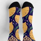 Dreamy Lemons Socken (Oben)