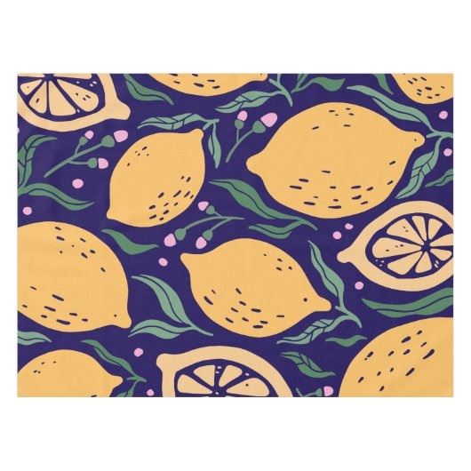 Dreamy Lemons Tischdecke (Vorderseite (Horizontal))