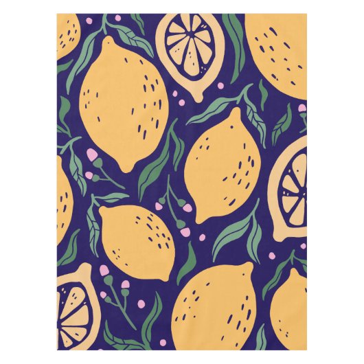 Dreamy Lemons Tischdecke (Vorderseite)
