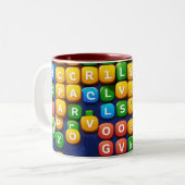 Dreamy Letters Printed Tasse (Vorderseite Links)